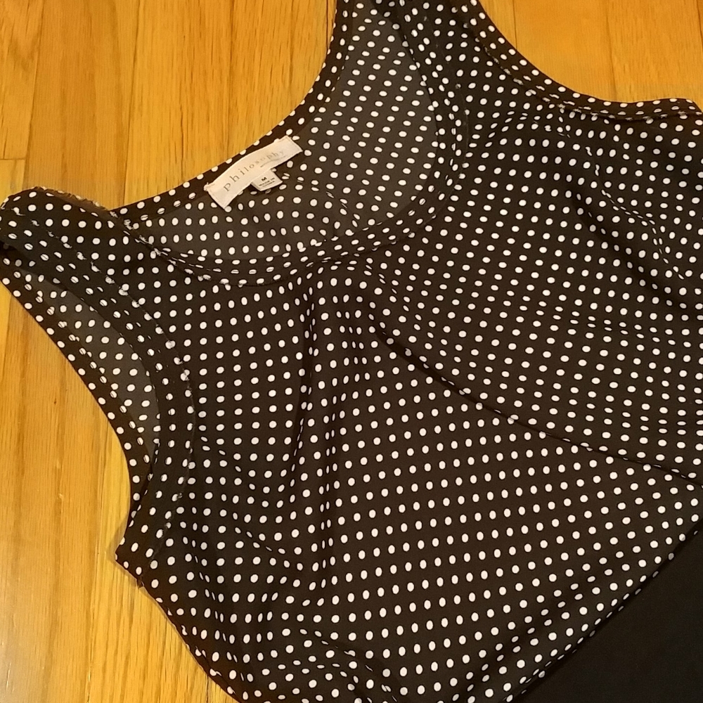 Philosophy polkadot top